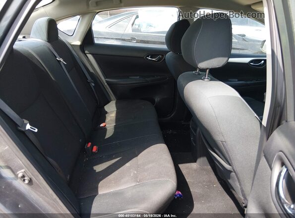 3N1AB7AP3KY356408 2019 NISSAN SENTRA Gray VIN კოდის სტიკერის ხედი