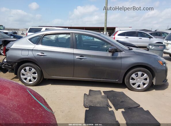 3N1AB7AP3KY356408 2019 NISSAN SENTRA Gray უკანა სალონის ხედი