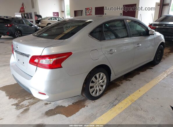 3N1AB7AP3KY362029 2019 NISSAN SENTRA Silver Trasero derecho