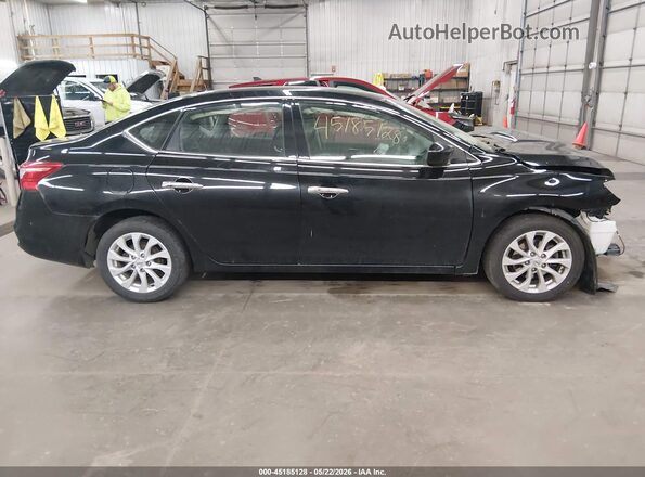3N1AB7AP3KY365142 2019 NISSAN SENTRA Black Панорамний вид салону 360°