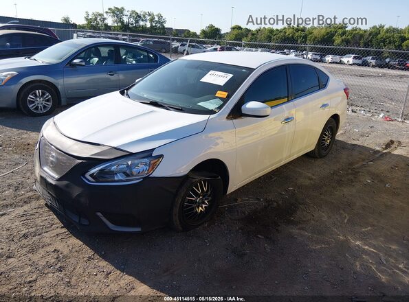 3N1AB7AP3KY371829 2019 NISSAN SENTRA Белый 