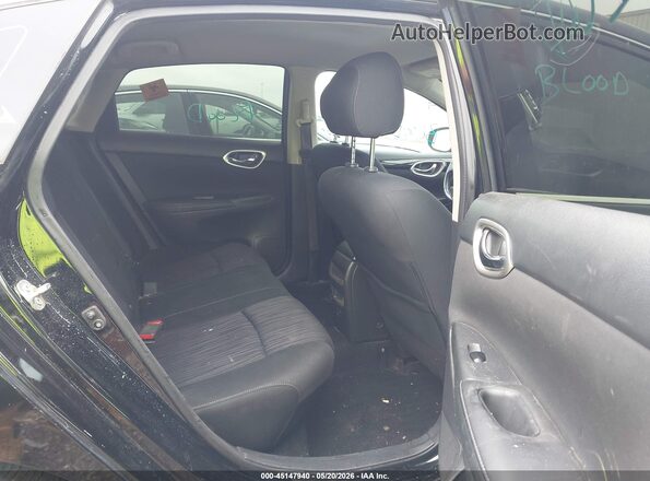 3N1AB7AP3KY372561 2019 NISSAN SENTRA Black Вид наклейки з VIN-кодом