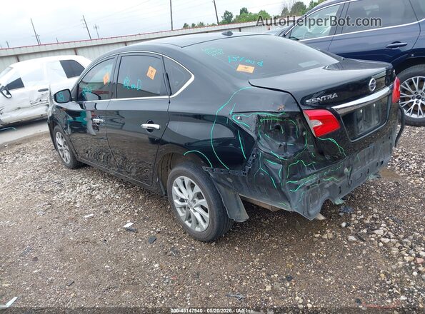 3N1AB7AP3KY372561 2019 NISSAN SENTRA Black Задня ліва чверть