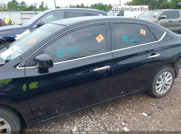 3N1AB7AP3KY372561 2019 NISSAN SENTRA Black Вид задньої частини салону