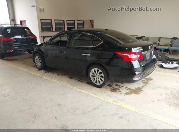 3N1AB7AP3KY394995 2019 NISSAN SENTRA Black უკანა მარცხენა