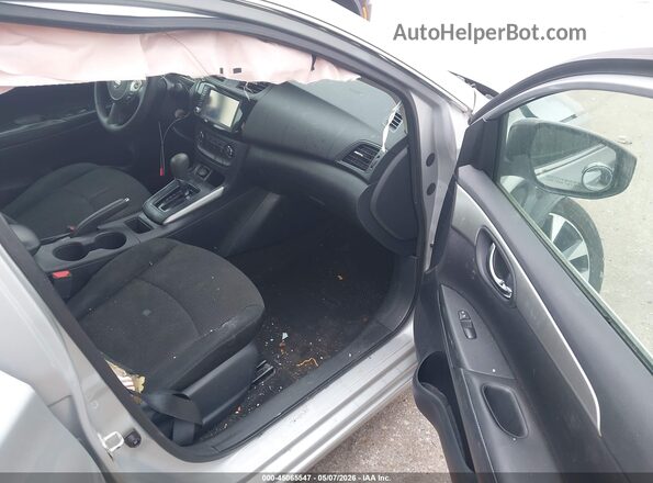 3N1AB7AP3KY416171 2019 NISSAN SENTRA Gray Widok wnętrza z przodu