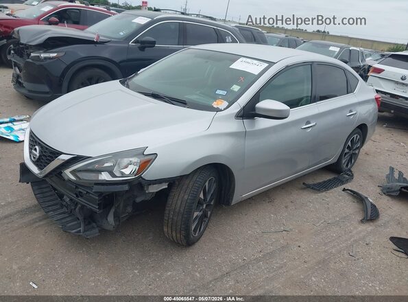 3N1AB7AP3KY416171 2019 NISSAN SENTRA Gray Przód lewy