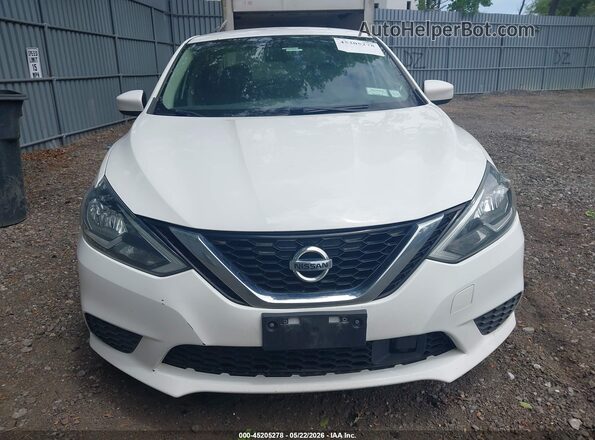 3N1AB7AP3KY438428 2019 NISSAN SENTRA White Vista del cuadro de instrumentos