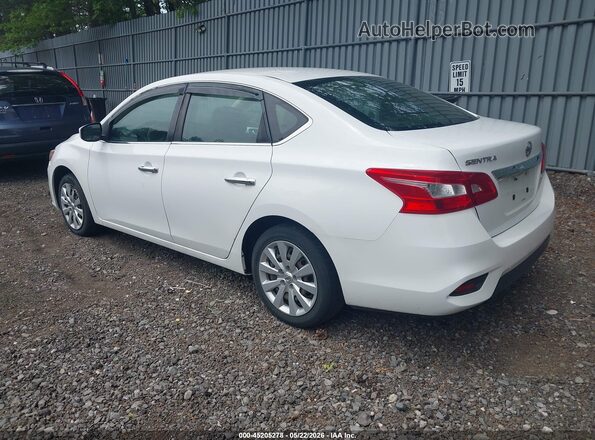 3N1AB7AP3KY438428 2019 NISSAN SENTRA White Trasero izquierdo
