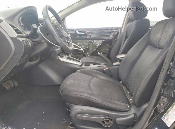 3N1AB7AP4GL637234 2016 NISSAN SENTRA Black Widok wnętrza z przodu