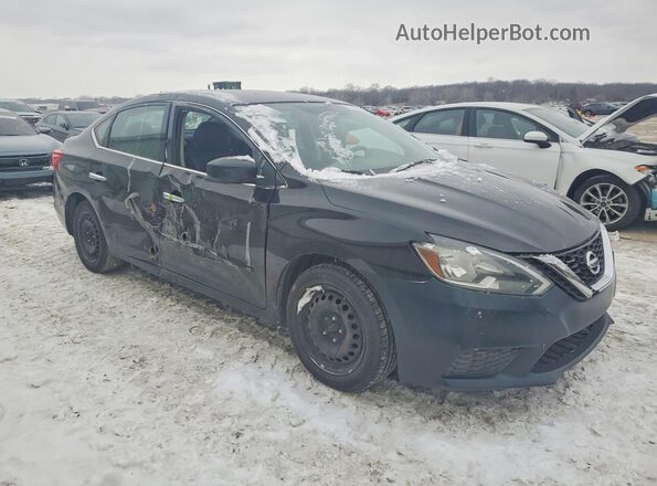 3N1AB7AP4GL637234 2016 NISSAN SENTRA Black Przód prawy