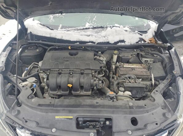 3N1AB7AP4GL637234 2016 NISSAN SENTRA Black Widok wnętrza z tyłu