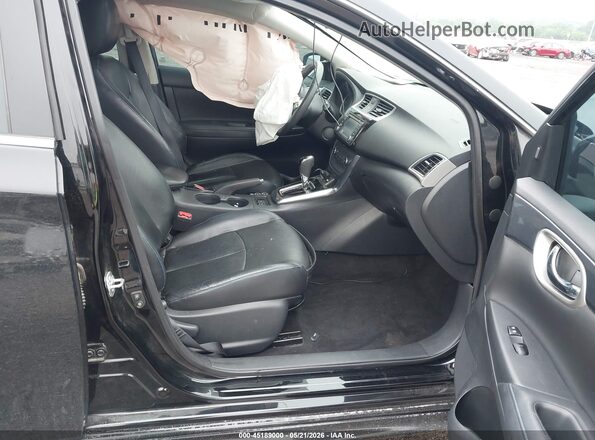 3N1AB7AP4GY208405 2016 NISSAN SENTRA Black Widok wnętrza z przodu