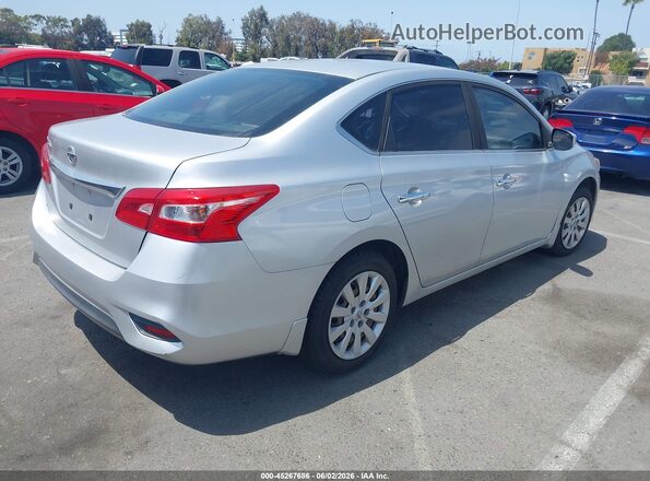 3N1AB7AP4GY287395 2016 NISSAN SENTRA Серебряный Задняя правая четверть