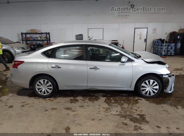 3N1AB7AP4GY291169 2016 NISSAN SENTRA Silver Widok wnętrza z tyłu