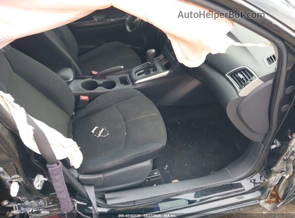 3N1AB7AP4GY310867 2016 NISSAN SENTRA Black წინა სალონის ხედი