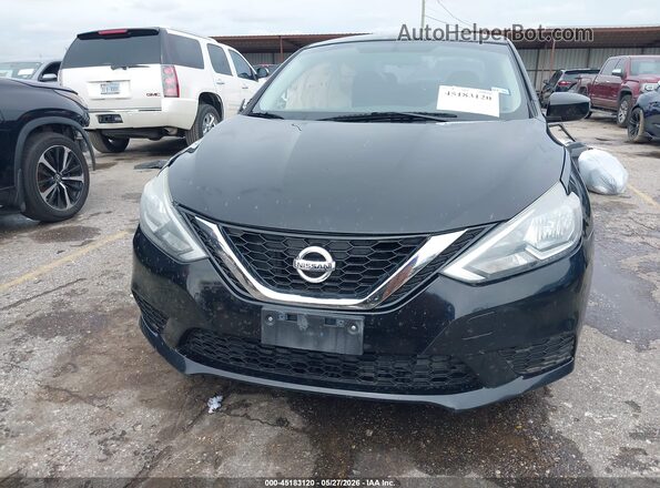 3N1AB7AP4GY310867 2016 NISSAN SENTRA Black უკანა სალონის ხედი
