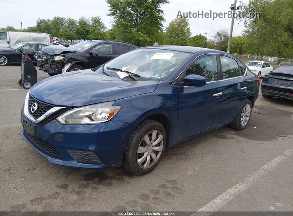 3N1AB7AP4HL671353 2017 NISSAN SENTRA Blue 
