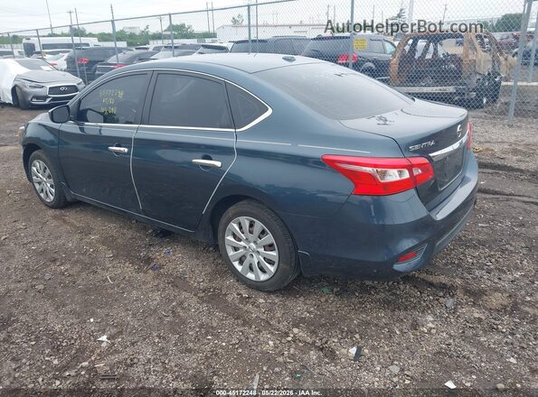 3N1AB7AP4HY307369 2017 NISSAN SENTRA Dark Blue Задняя левая четверть