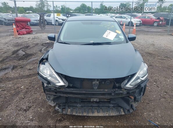 3N1AB7AP4HY307369 2017 NISSAN SENTRA Dark Blue Вид задней части салона