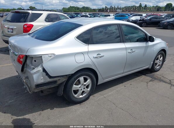 3N1AB7AP4HY320980 2017 NISSAN SENTRA Silver Rear right