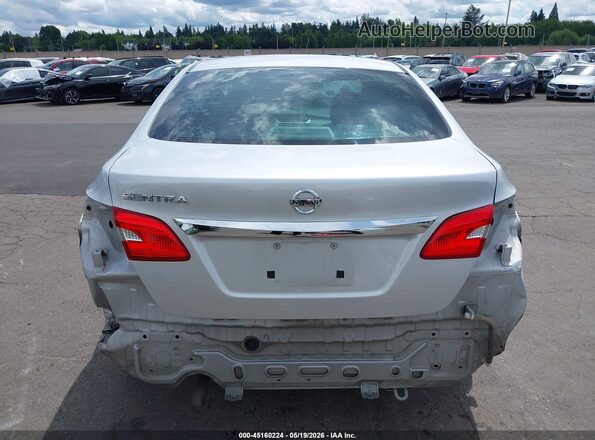 3N1AB7AP4HY320980 2017 NISSAN SENTRA Silver Front view