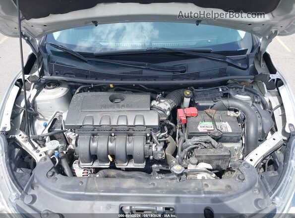 3N1AB7AP4HY320980 2017 NISSAN SENTRA Silver Rear view