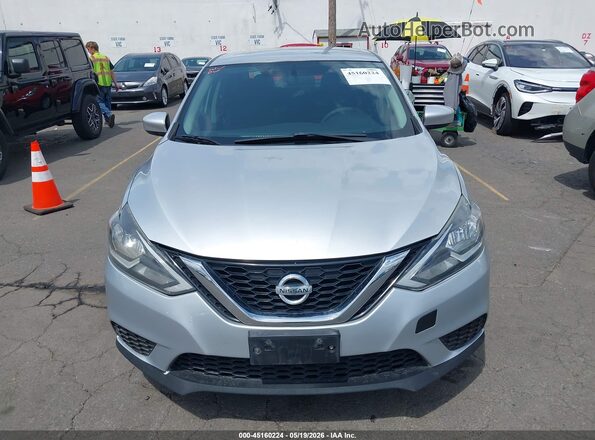 3N1AB7AP4HY320980 2017 NISSAN SENTRA Silver Rear interior view