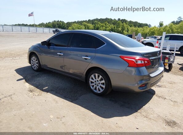 3N1AB7AP4HY357284 2017 NISSAN SENTRA Gray Задня ліва чверть