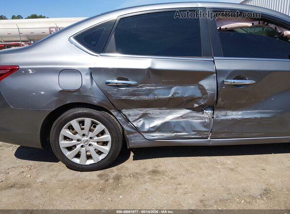 3N1AB7AP4HY357284 2017 NISSAN SENTRA Gray Вид щитка приладів