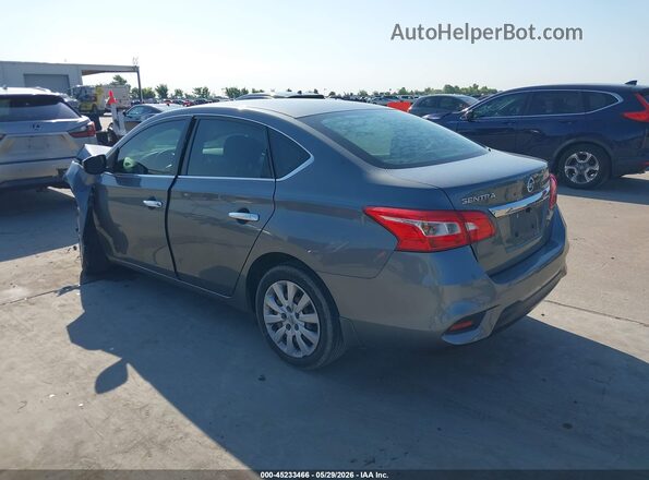3N1AB7AP4HY411022 2017 NISSAN SENTRA Gray Trasero izquierdo