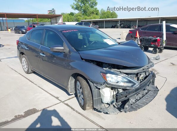 3N1AB7AP4HY411022 2017 NISSAN SENTRA Gray 
