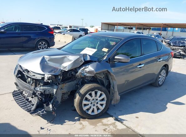 3N1AB7AP4HY411022 2017 NISSAN SENTRA Gray 