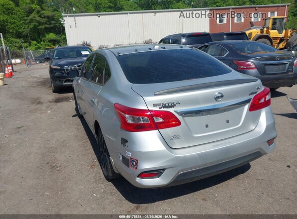 3N1AB7AP4JY231478 2018 NISSAN SENTRA Silver Задня ліва чверть
