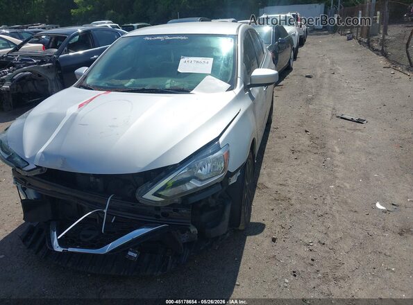 3N1AB7AP4JY231478 2018 NISSAN SENTRA Silver Передня ліва чверть