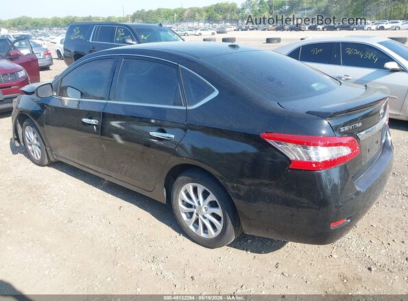 3N1AB7AP4JY231562 2018 NISSAN SENTRA Black Tył lewy