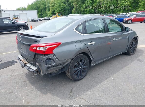 3N1AB7AP4JY275299 2018 NISSAN SENTRA Gray Задня права чверть