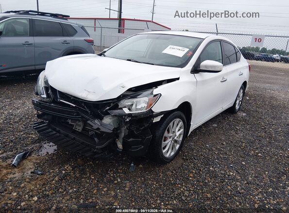 3N1AB7AP4JY297366 2018 NISSAN SENTRA White Przód lewy