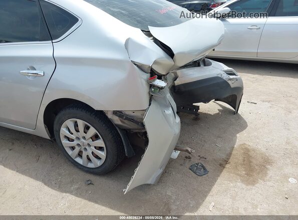 3N1AB7AP4KY227318 2019 NISSAN SENTRA Silver Դիմացի տեսք