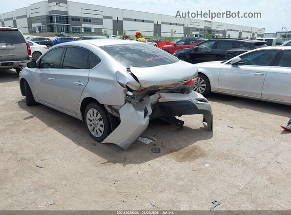 3N1AB7AP4KY227318 2019 NISSAN SENTRA Silver Հետևի ձախ