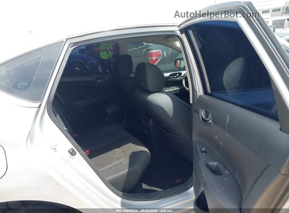 3N1AB7AP4KY227318 2019 NISSAN SENTRA Silver VIN կոդի պիտակի տեսք