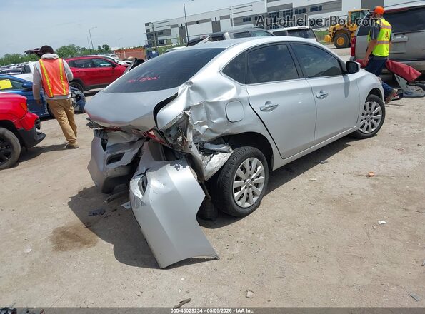 3N1AB7AP4KY227318 2019 NISSAN SENTRA Silver Հետևի աջ