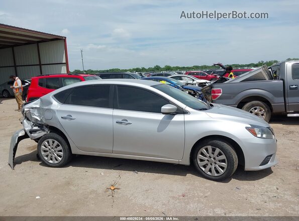 3N1AB7AP4KY227318 2019 NISSAN SENTRA Silver Սալոնի հետևի տեսք
