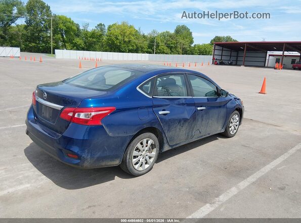 3N1AB7AP4KY229280 2019 NISSAN SENTRA Синий 