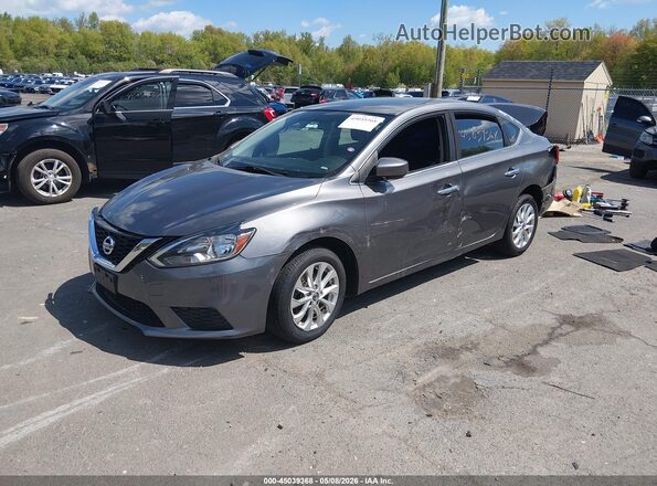 3N1AB7AP4KY240490 2019 NISSAN SENTRA Серый 