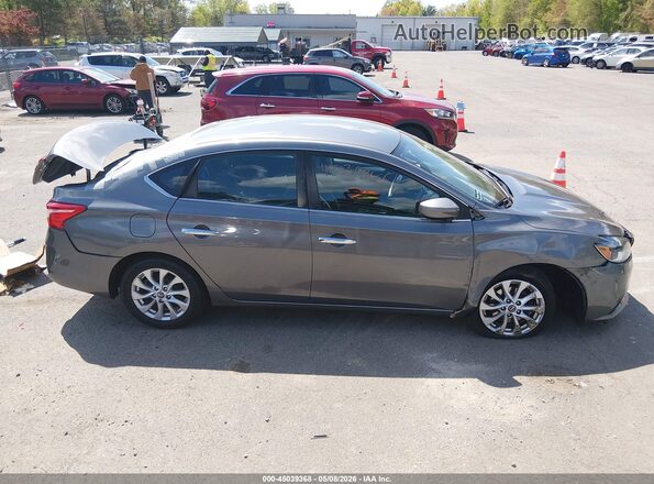 3N1AB7AP4KY240490 2019 NISSAN SENTRA Серый 