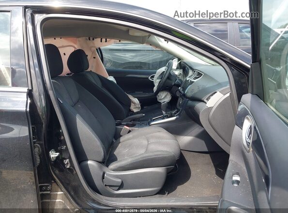 3N1AB7AP4KY307668 2019 NISSAN SENTRA Black Vista interior delantera