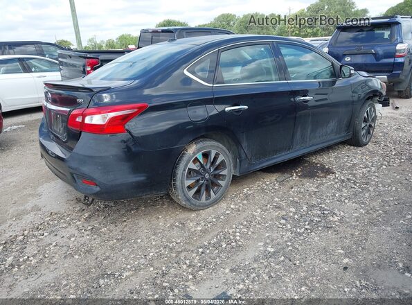 3N1AB7AP4KY307668 2019 NISSAN SENTRA Black Trasero derecho
