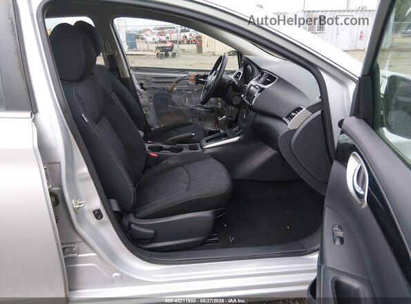 3N1AB7AP4KY315480 2019 NISSAN SENTRA Silver Սալոնի դիմացի տեսք