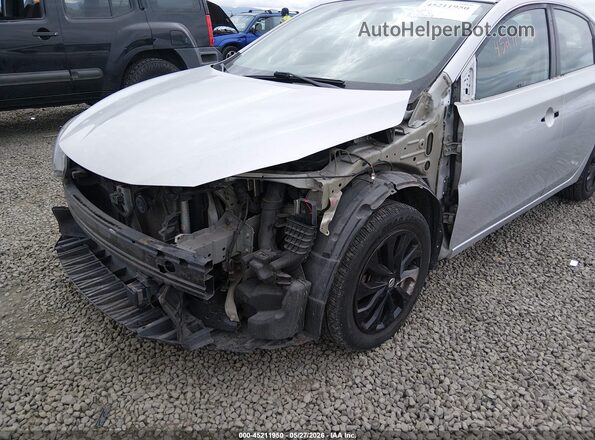3N1AB7AP4KY315480 2019 NISSAN SENTRA Silver Դիմացի տեսք